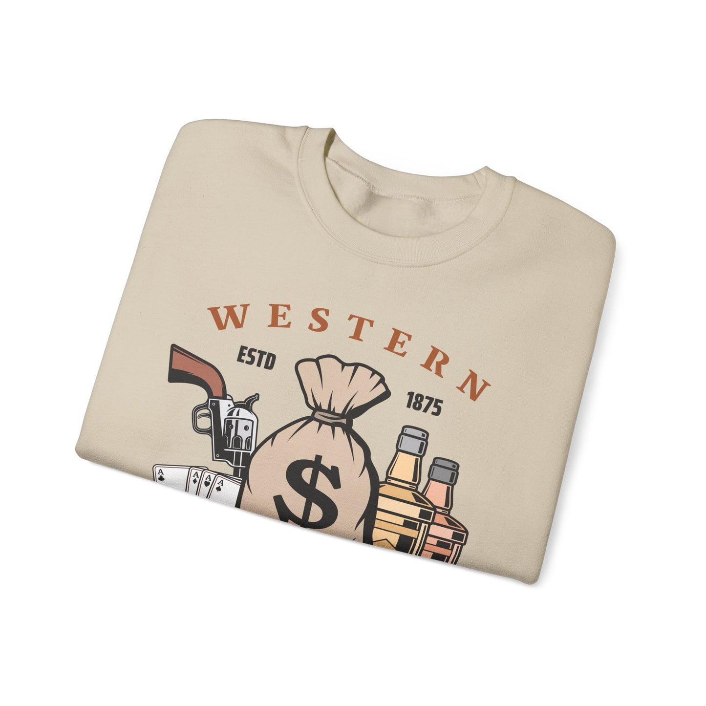 Crewneck Sweatshirt - Western - Wild West - American Legend