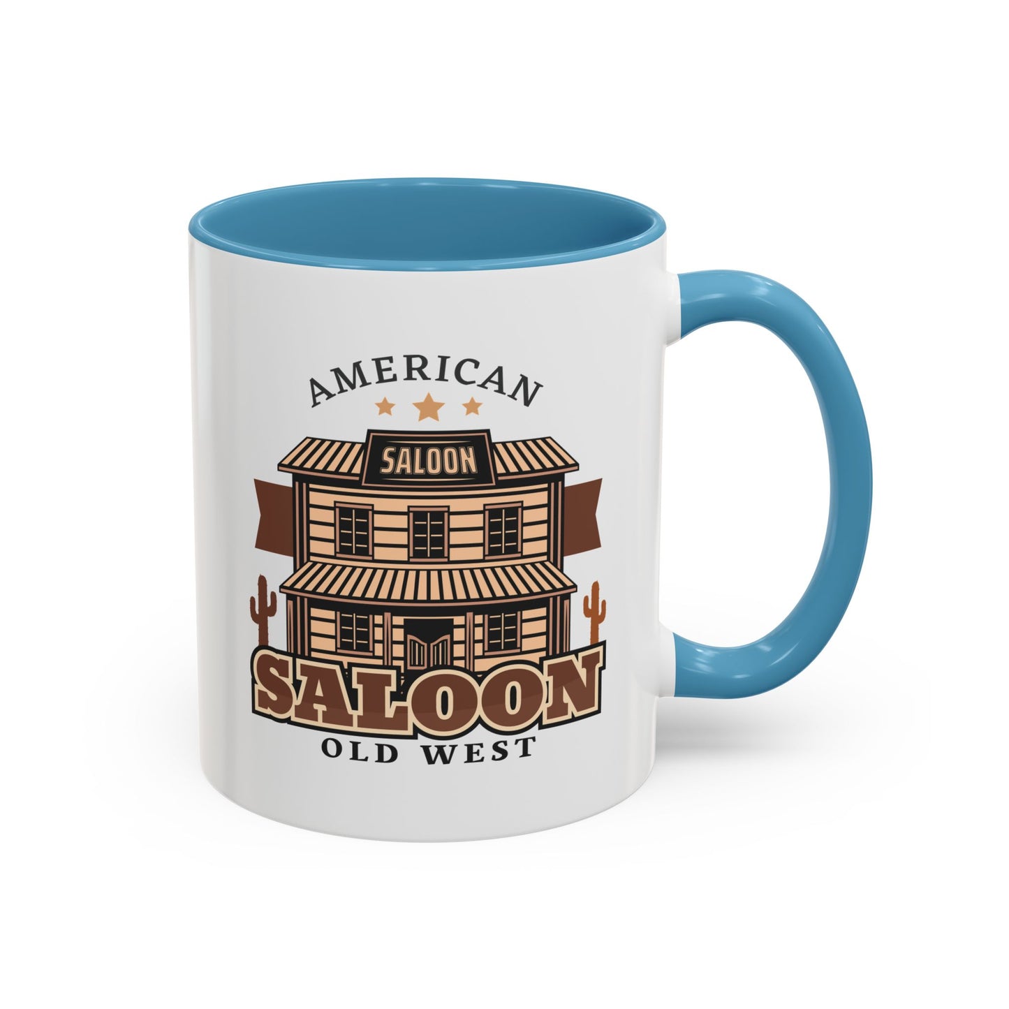 Accent Coffee Mug (11, 15oz) - American Cowboy - Saloon - Wild West