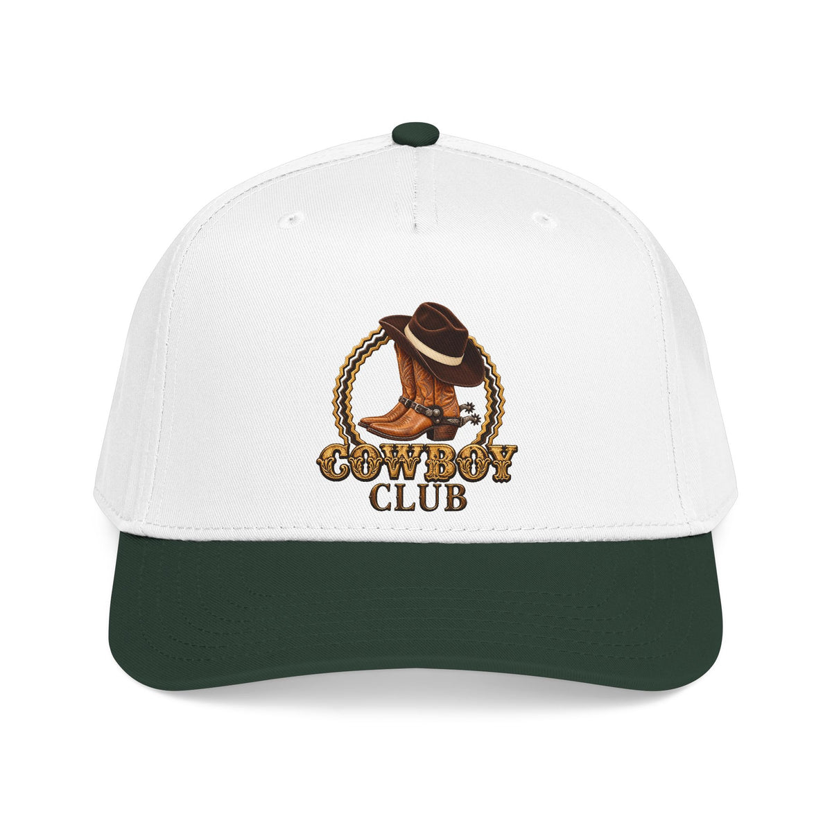 Mid Profile Baseball Cap — Cowboys - Cowboy Club - Color - 3D Transparent