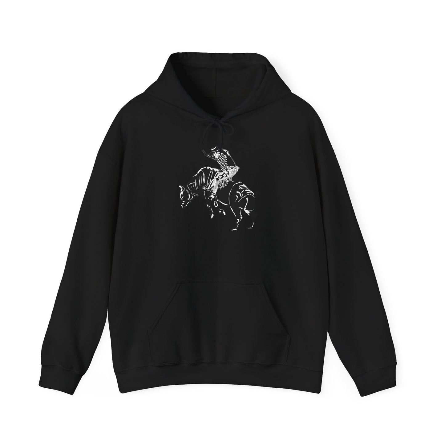 Unisex Hoodie - Cowboy - Bull Rider - BW