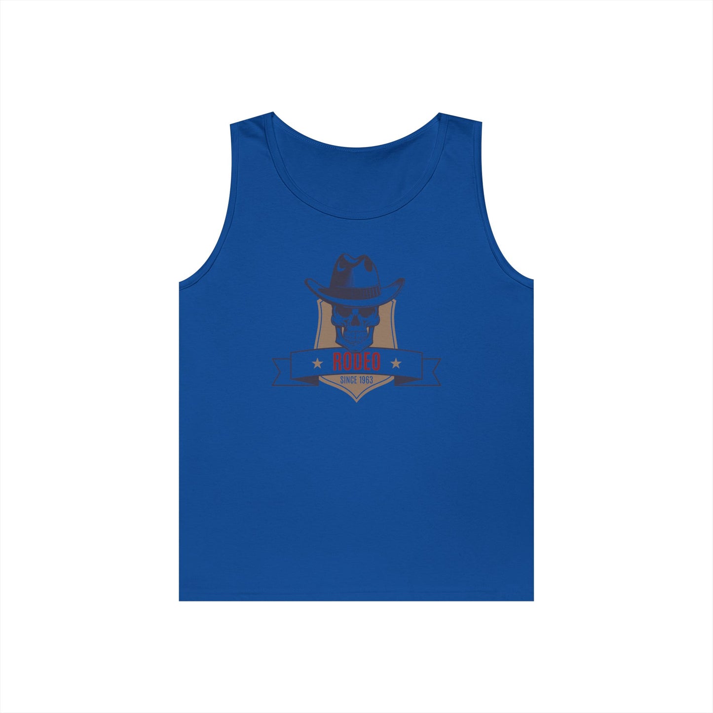 Unisex Heavy Cotton Tank Top - Rodeo - Western Cowboy