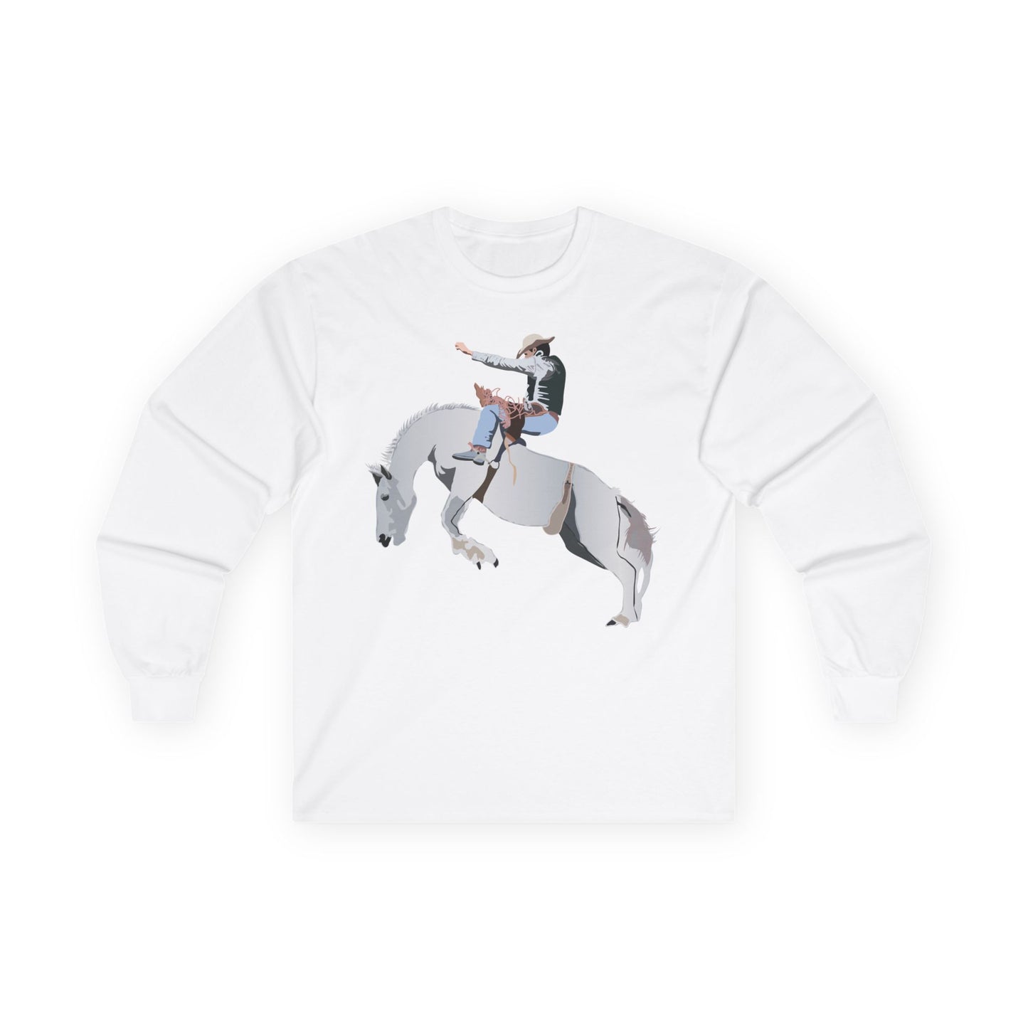 Unisex Ultra Cotton Long Sleeve Tee - Augusta - Rodeo