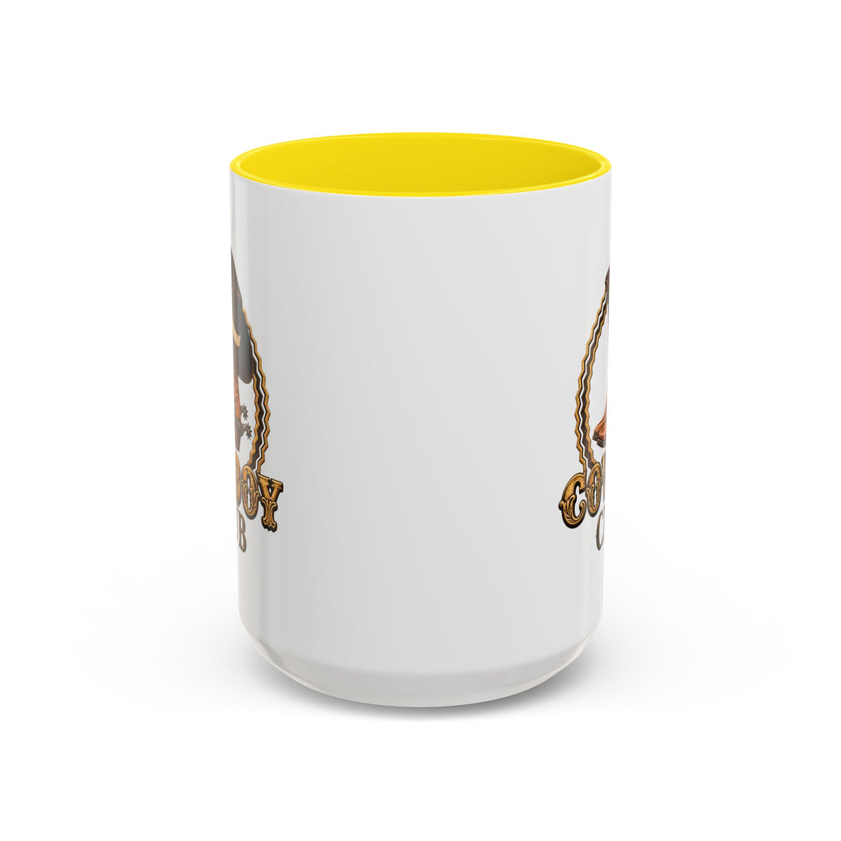 Accent Coffee Mug (11, 15oz) - Cowboys - Cowboy Club - Color - 3D Transparent