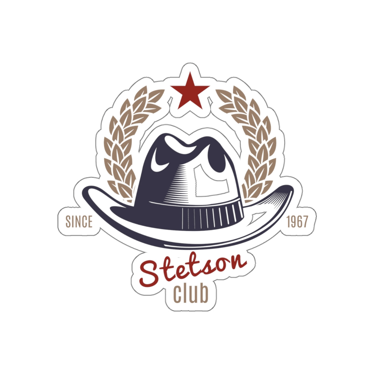 Die-cut stickers - Stetson Club