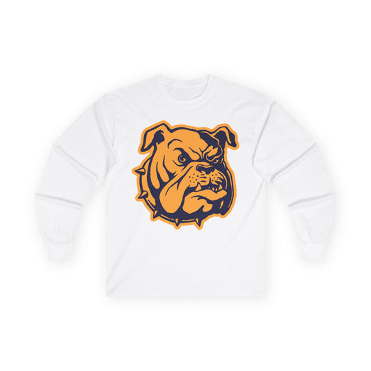 Unisex Ultra Cotton Long Sleeve Tee - Bulldog Head