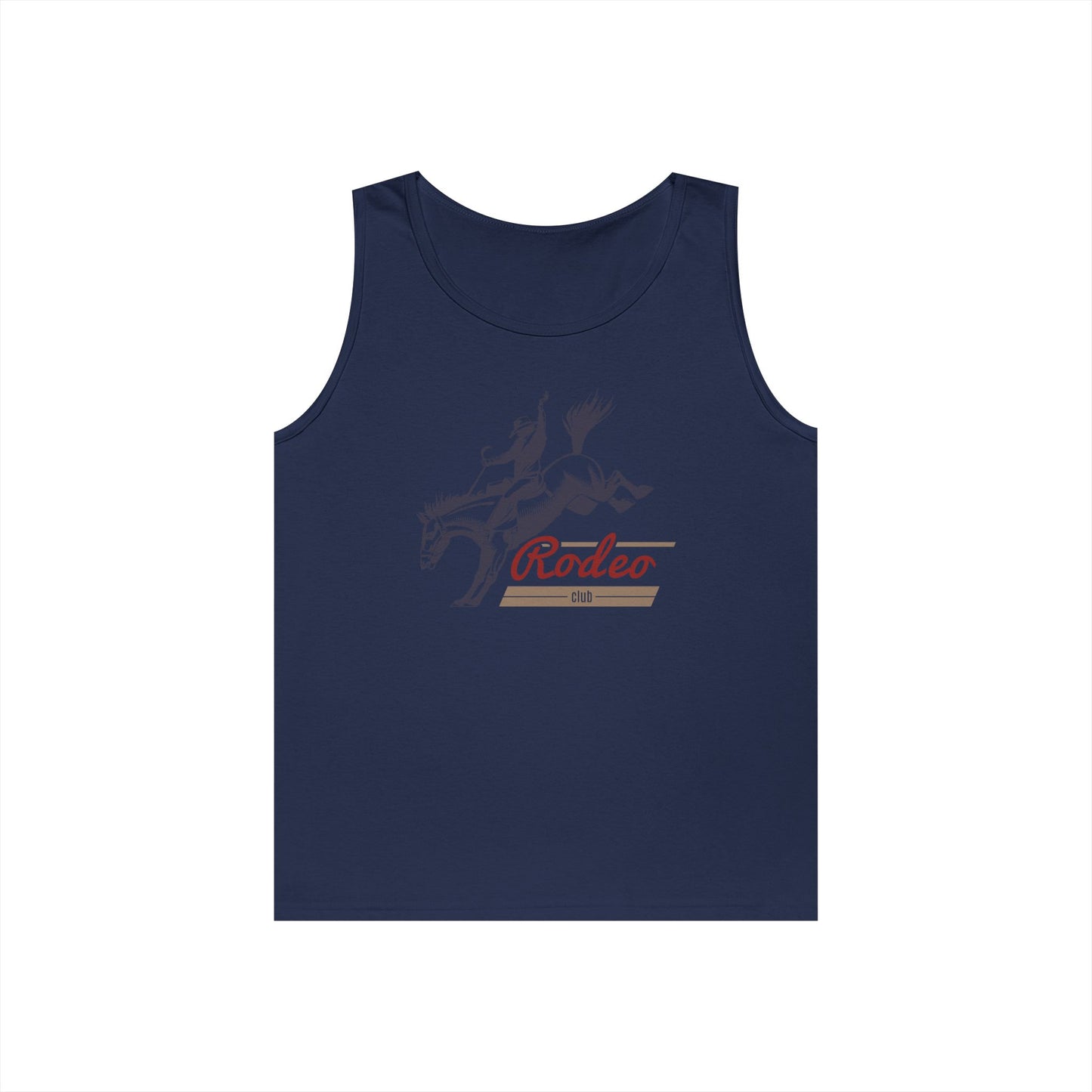 Unisex Heavy Cotton Tank Top - Western Cowboy - Rodeo Club