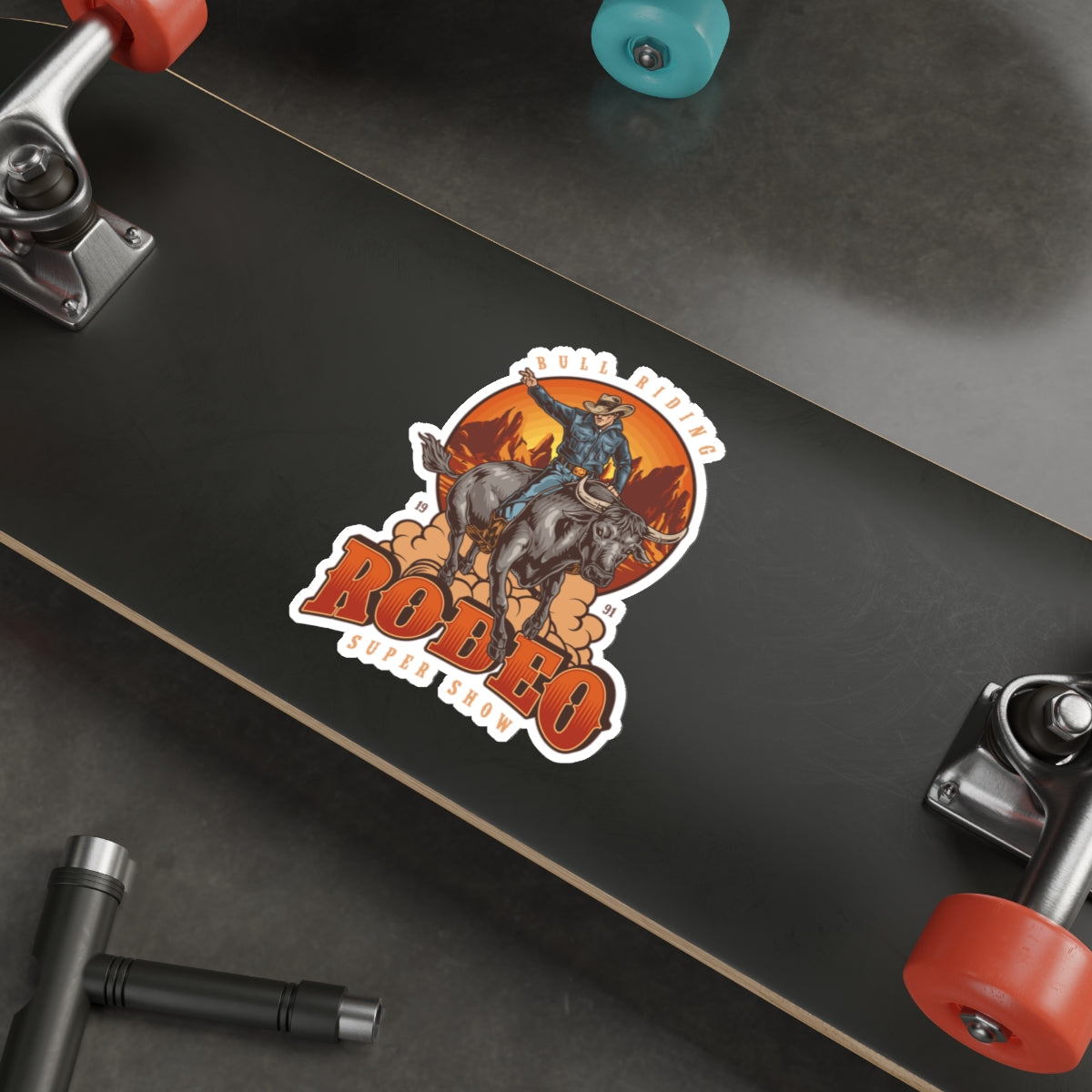 Die-cut stickers - Bull Riding - Rodeo Super Show