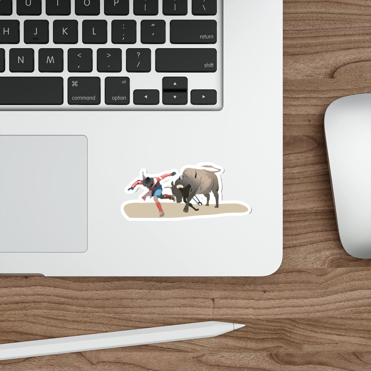 Die-cut stickers - Rodeo - Bull and Clown