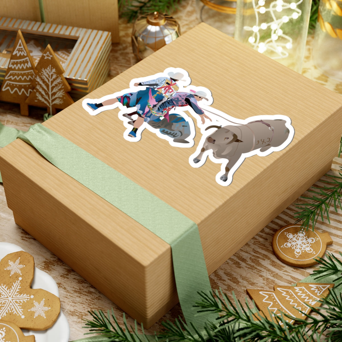 Kiss-Cut Stickers - Clowns and Bull