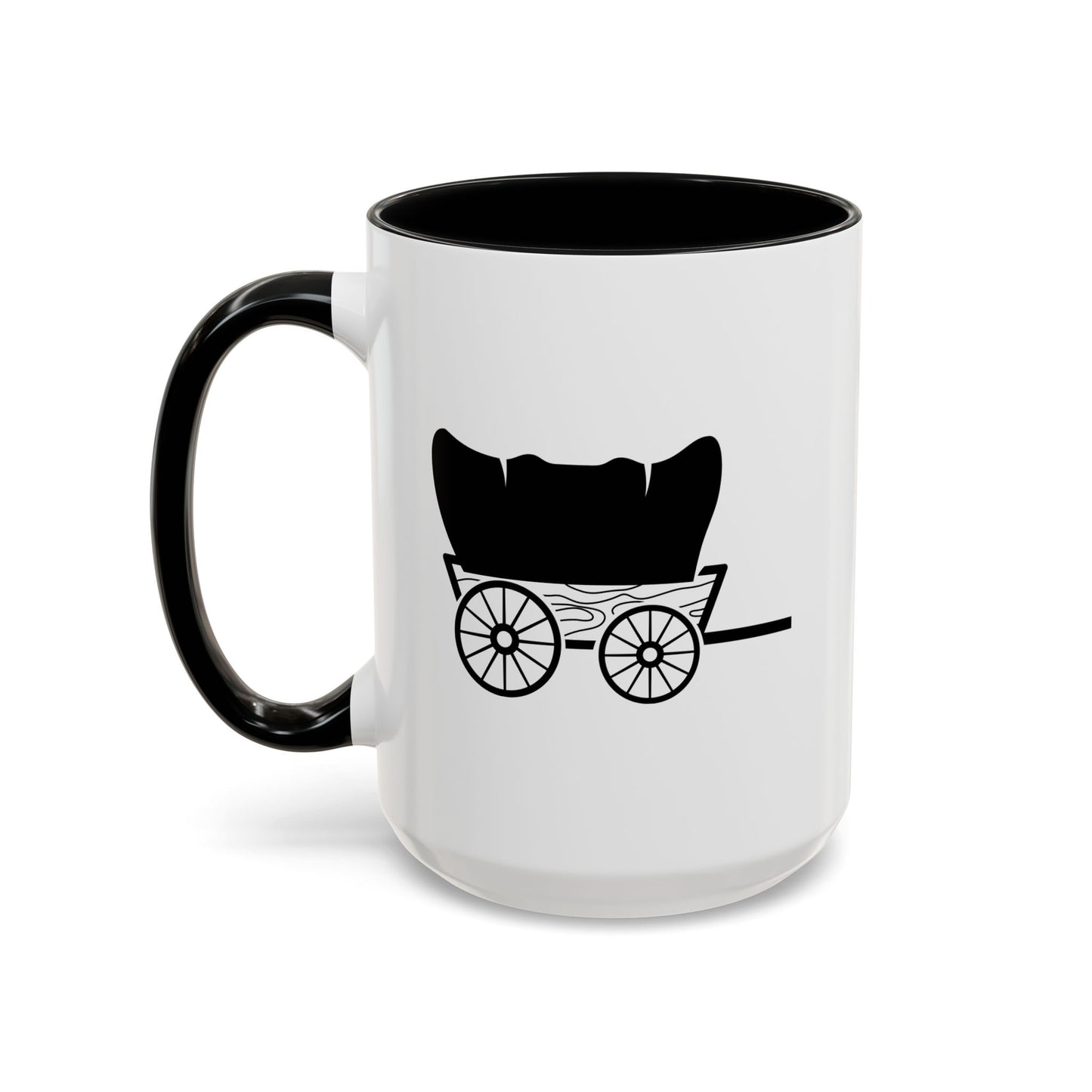 Accent Coffee Mug (11, 15oz) - Covered Wagon X 300