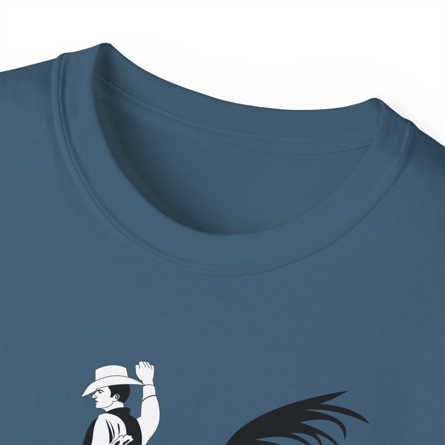 Unisex Ultra Cotton Tee - Cowboy - Bronco Buster - BW