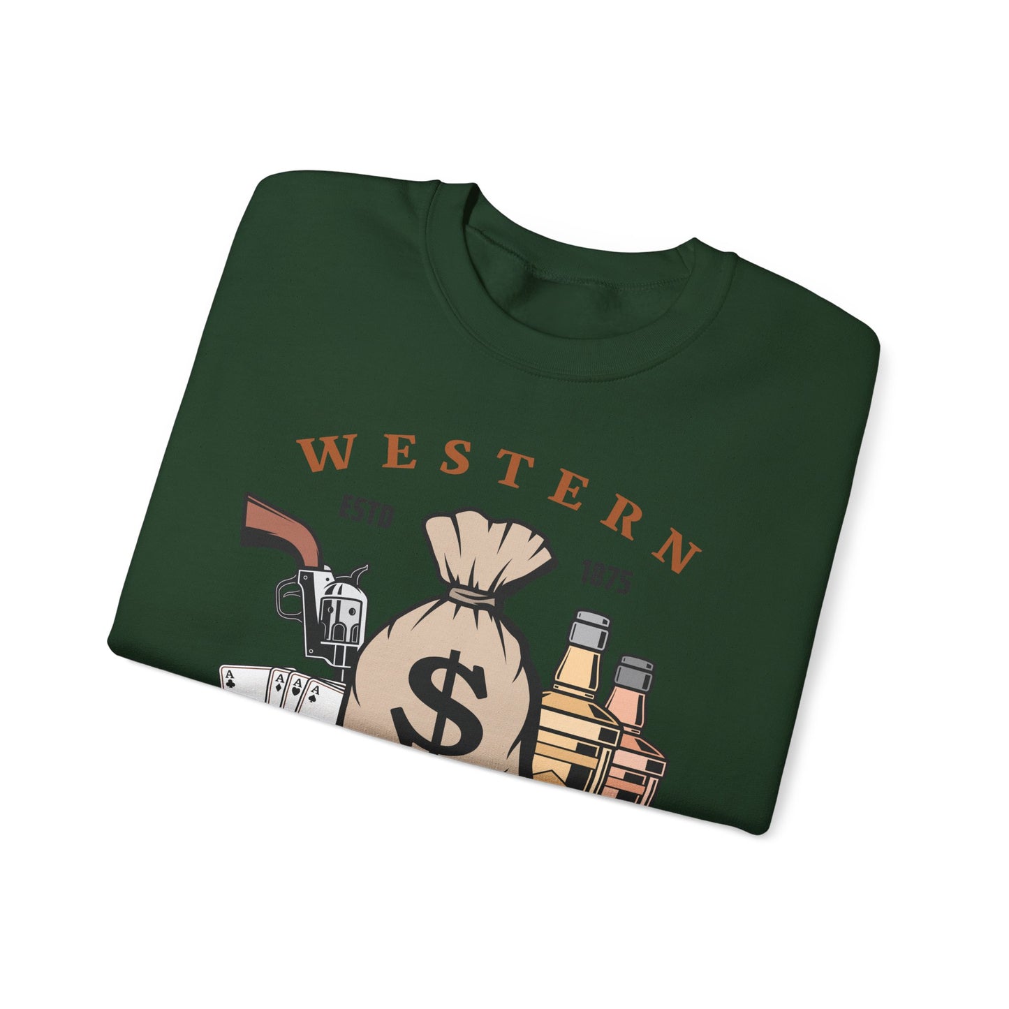 Crewneck Sweatshirt - Western - Wild West - American Legend