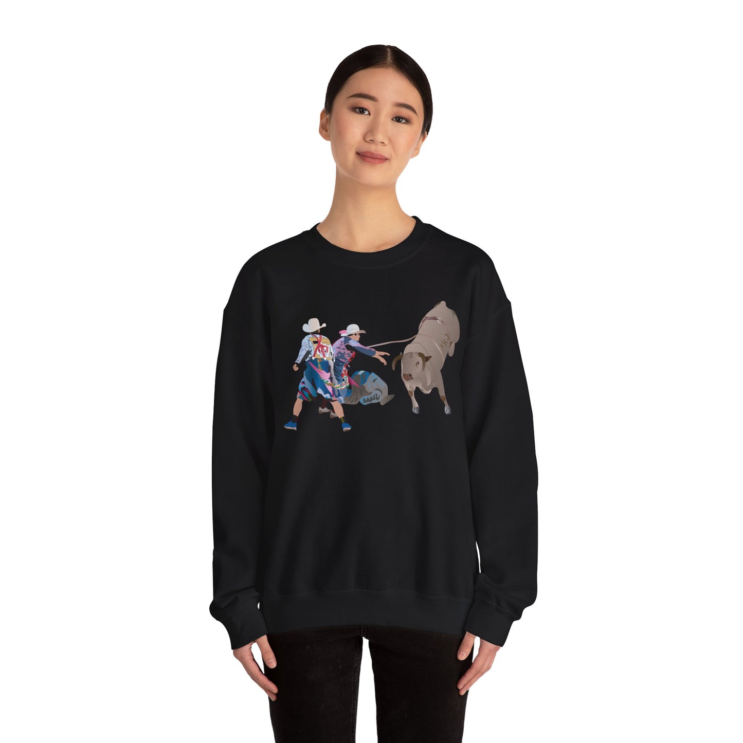 Crewneck Sweatshirt - Clowns and Bull