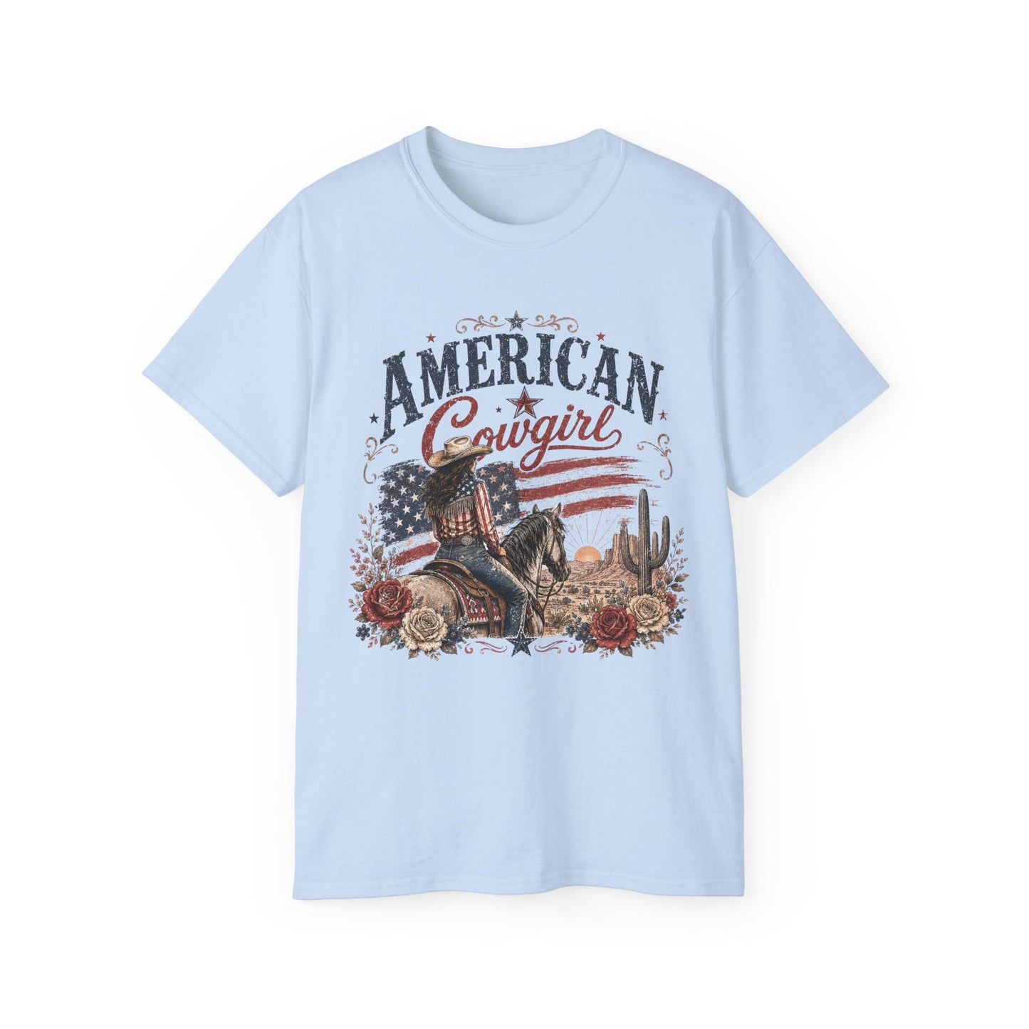 T-Shirt - American cowgirl