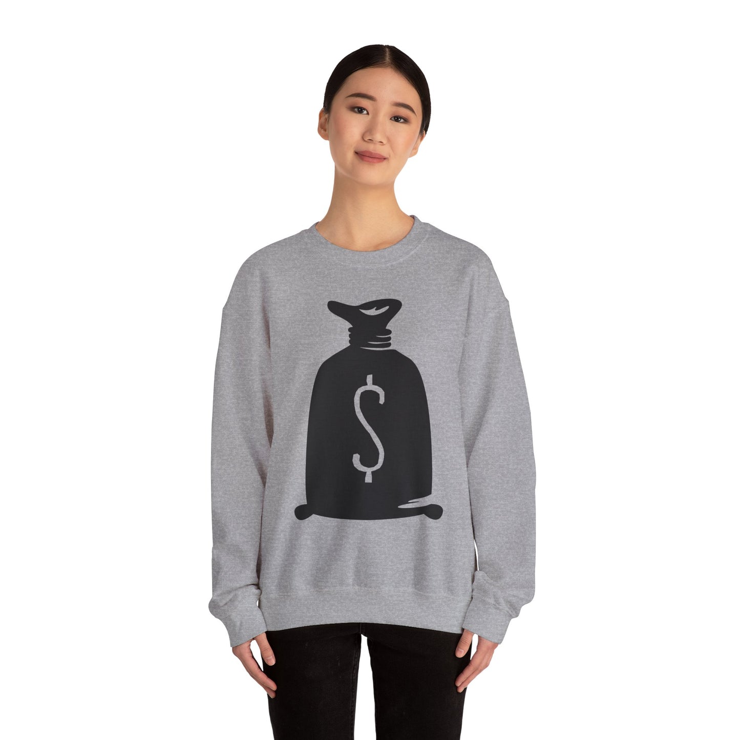 Crewneck Sweatshirt - Bank Money Bag X 300