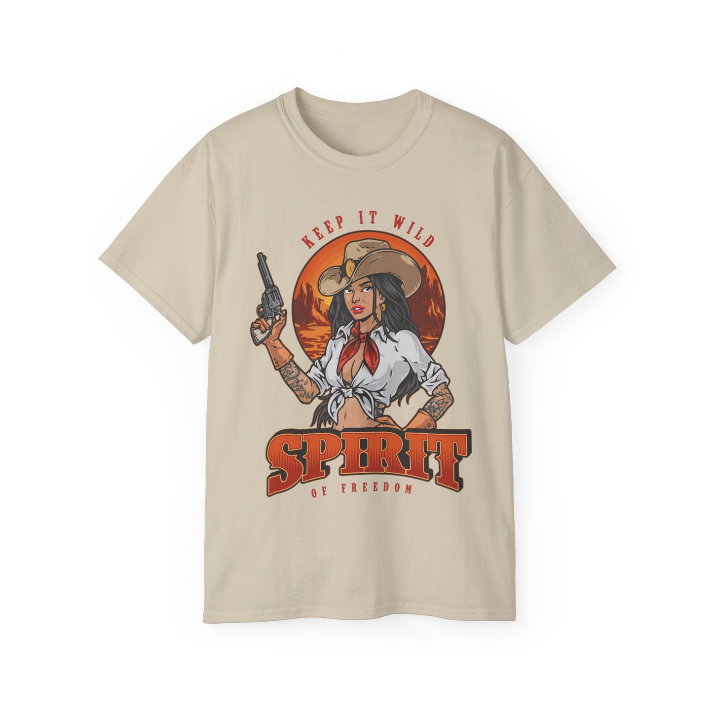 Unisex Ultra Cotton Tee - Keep It Wild - Spirit of Freedom