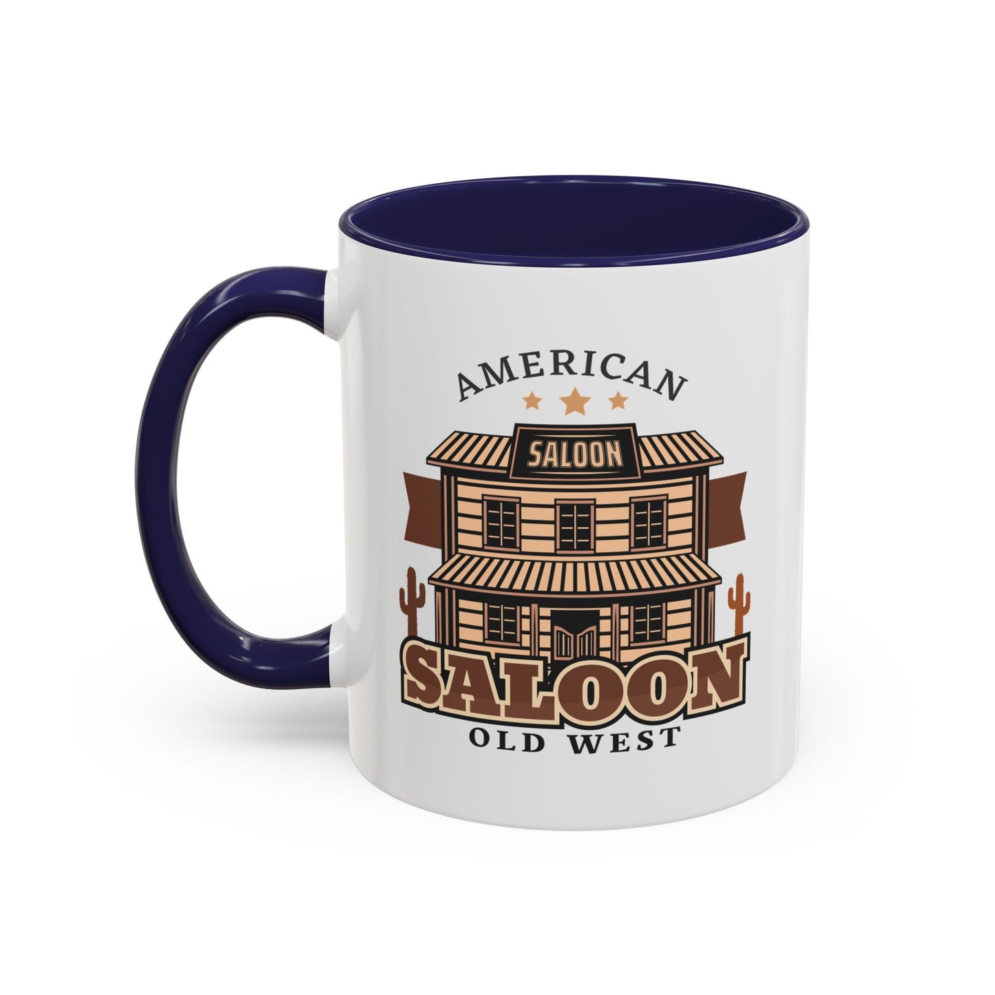 Accent Coffee Mug (11, 15oz) - American Cowboy - Saloon - Wild West