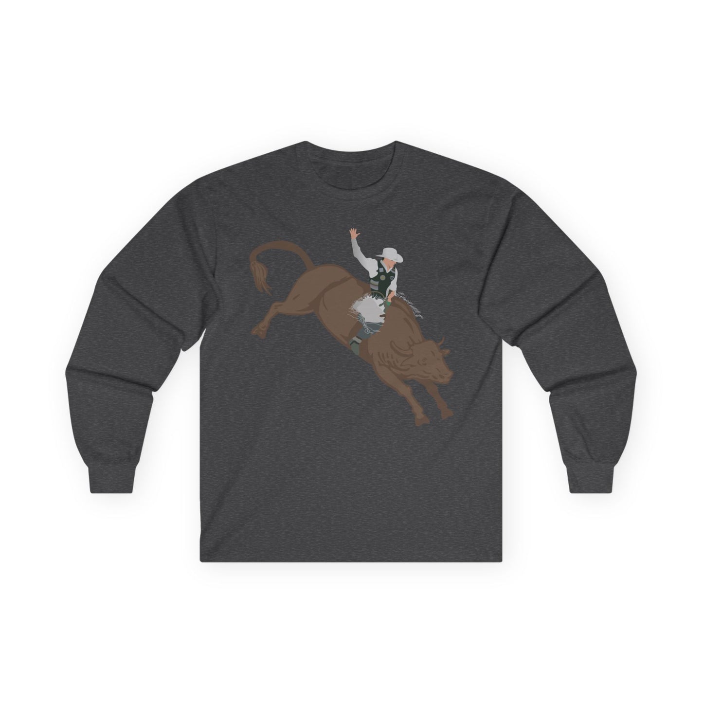 Unisex Ultra Cotton Long Sleeve Tee - Cowboy - V2