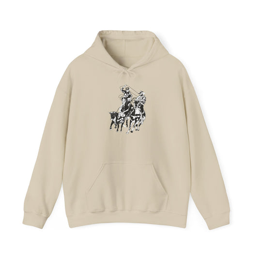 Unisex Hoodie - California Rodeo - Salinas Team Roping - BW