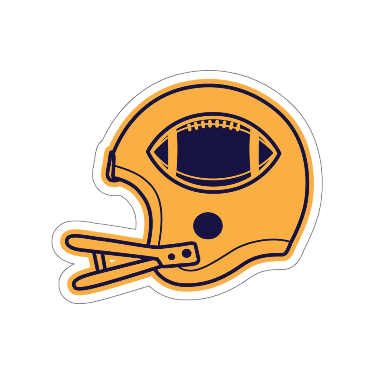 Die-cut stickers - Football Helmet