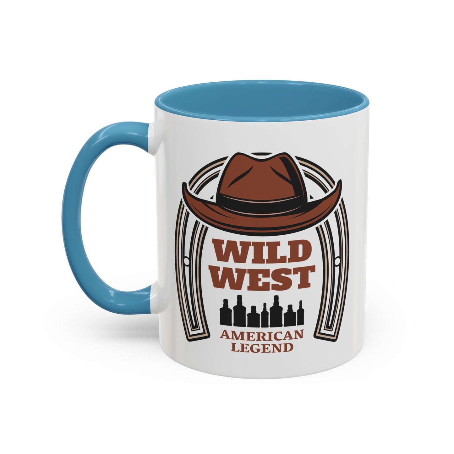 Accent Coffee Mug (11, 15oz) - Wild West - American Legend