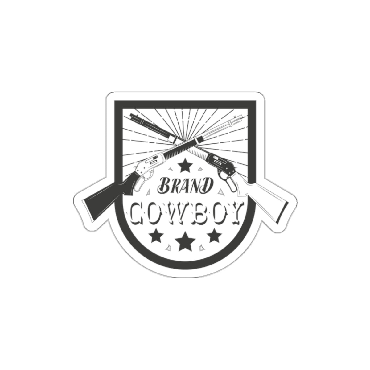 Die-cut stickers - Brand Cowboy