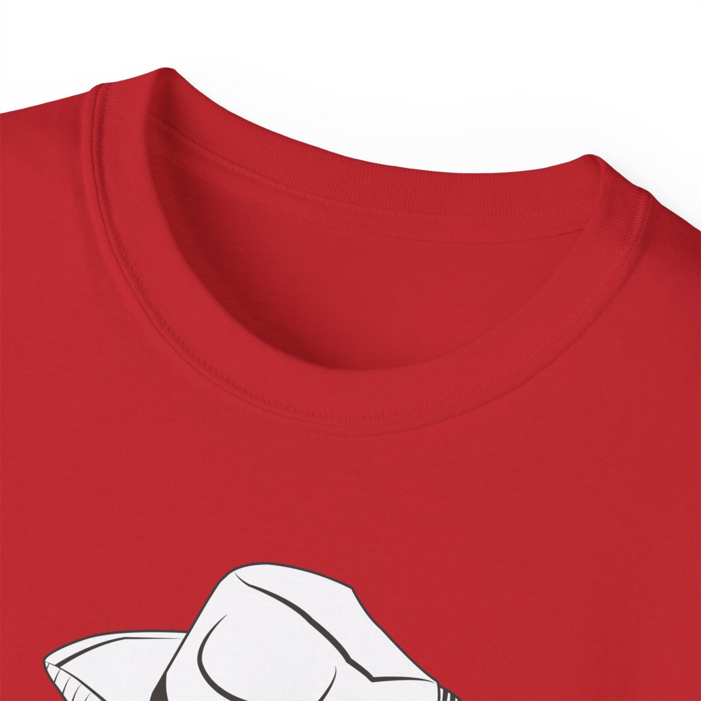 Unisex Ultra Cotton Tee - Vintage Cowboy w Rifles and Hat