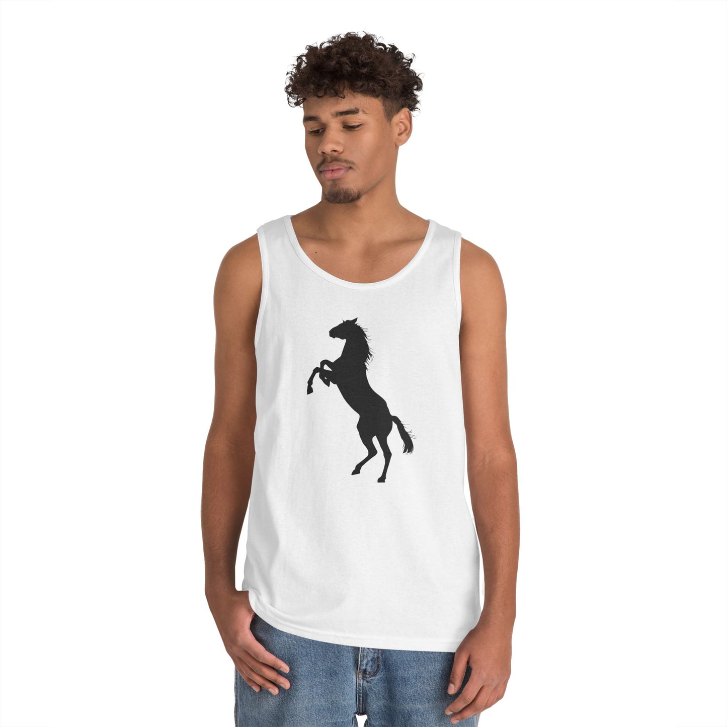 Unisex Heavy Cotton Tank Top - Wild Horse - Standing 2 Feet X 300