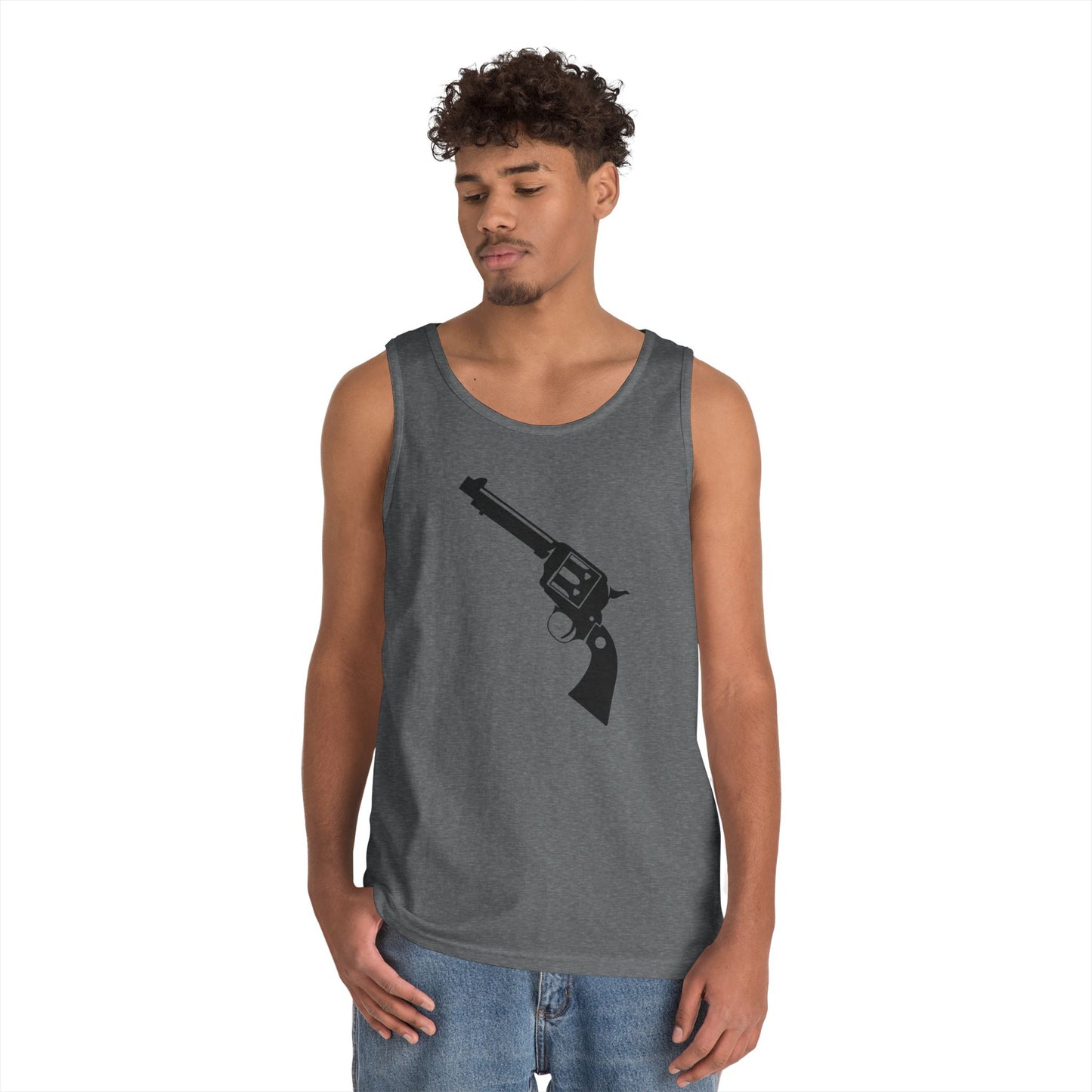 Unisex Heavy Cotton Tank Top - Six-Shooter X 300
