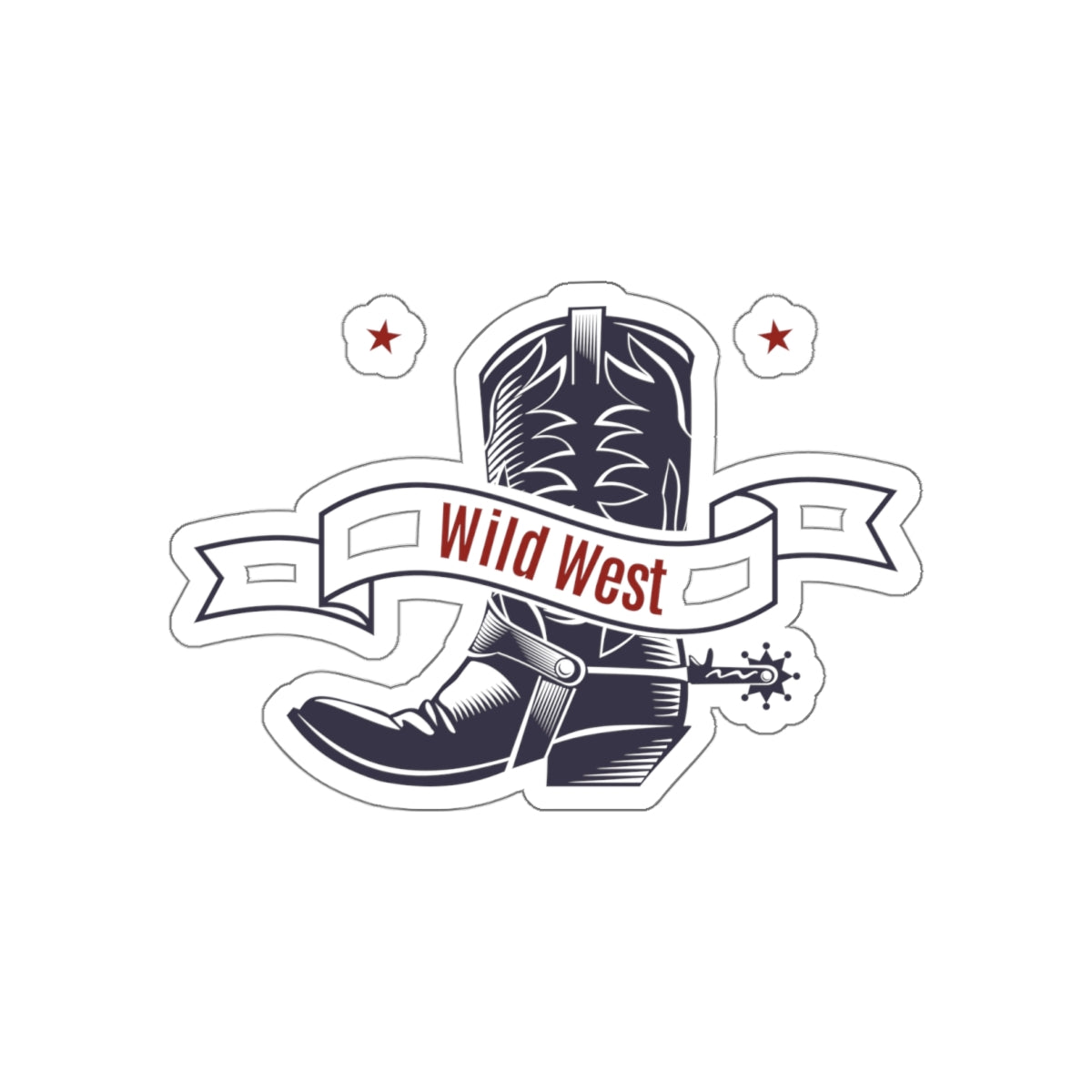 Die-cut stickers - Cowboy - Wild West