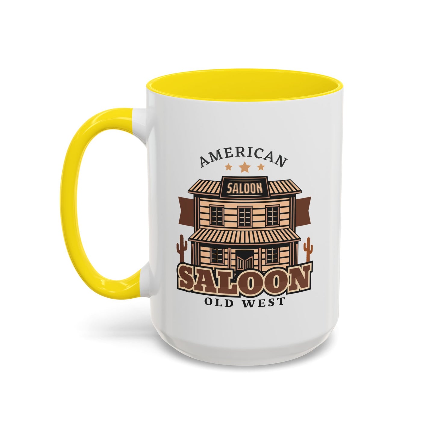 Accent Coffee Mug (11, 15oz) - American Cowboy - Saloon - Wild West