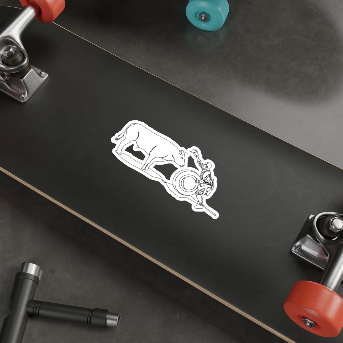 Die-cut stickers - Clown and Bull - LA