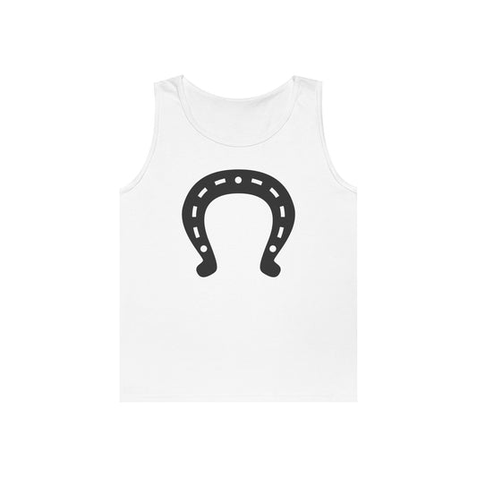 Unisex Heavy Cotton Tank Top - Horseshoe X 300