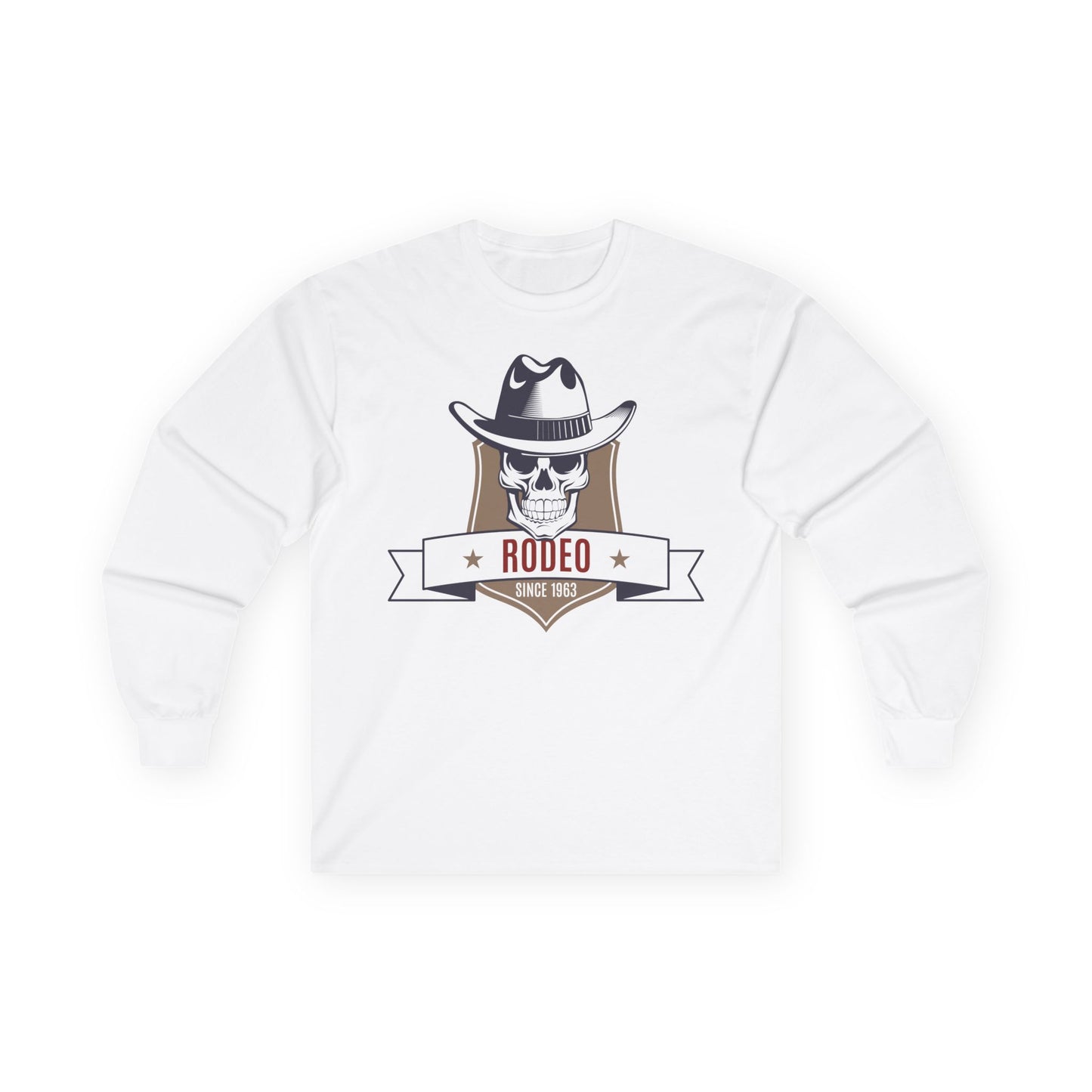 Unisex Ultra Cotton Long Sleeve Tee - Rodeo - Western Cowboy