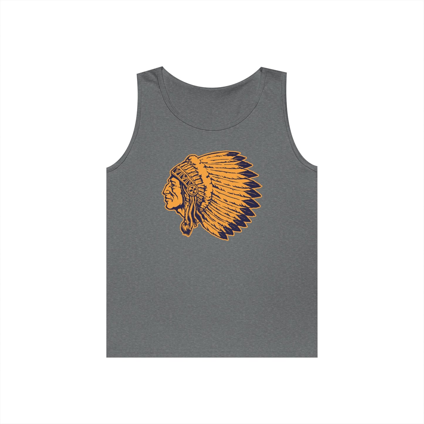 Unisex Heavy Cotton Tank Top - Indian Chief