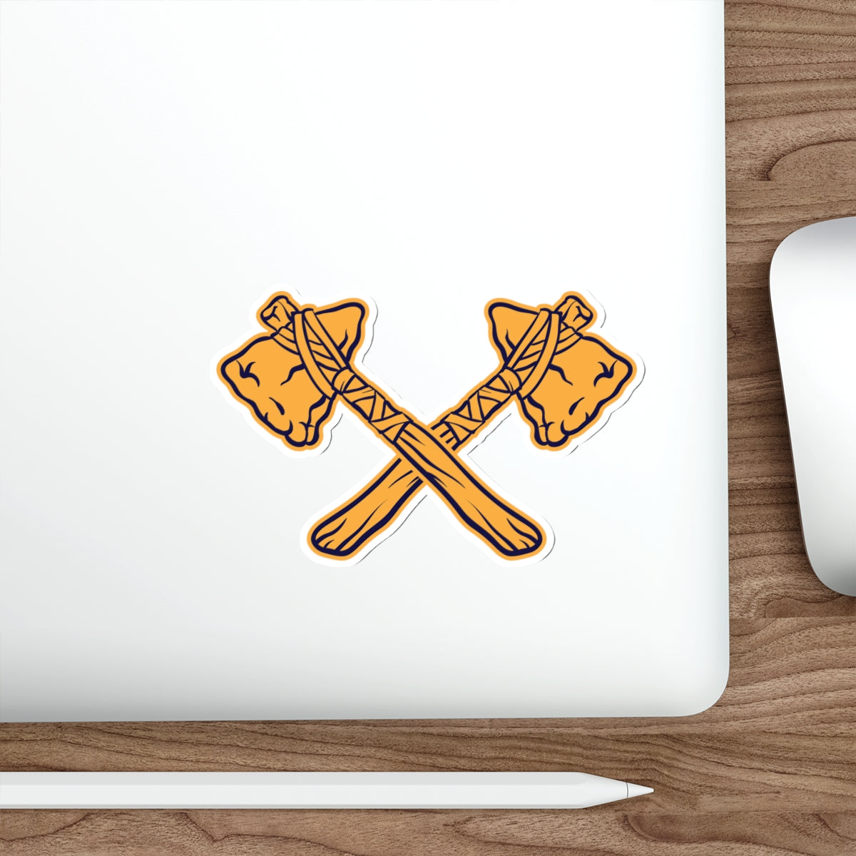 Die-cut stickers - Crossed Tomahawks