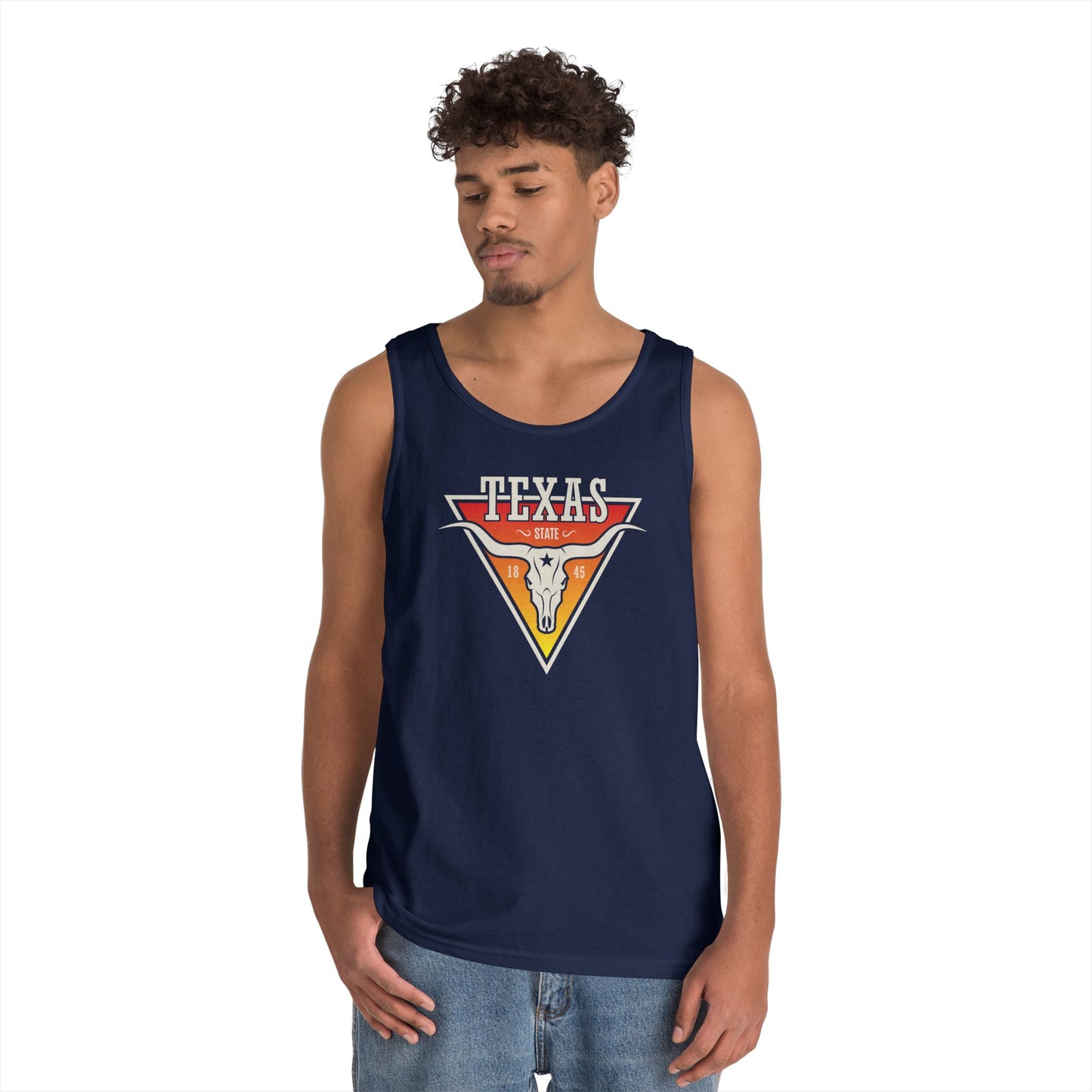Unisex Heavy Cotton Tank Top - Texas State
