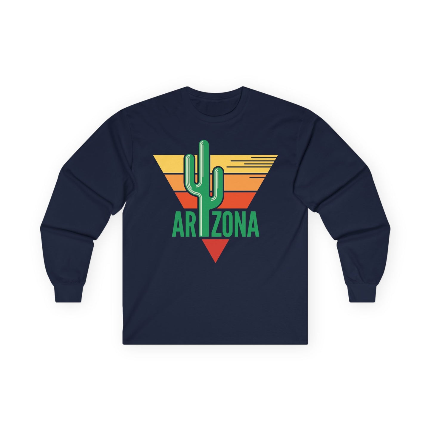 Unisex Ultra Cotton Long Sleeve Tee - Arizona - Nature Green