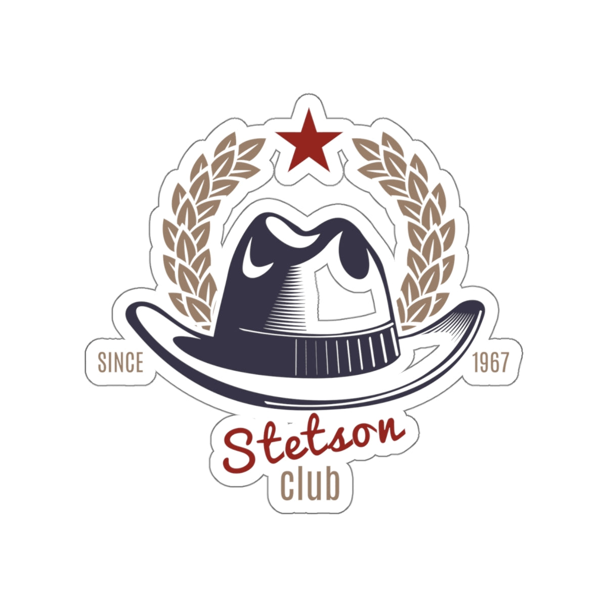 Die-cut stickers - Stetson Club