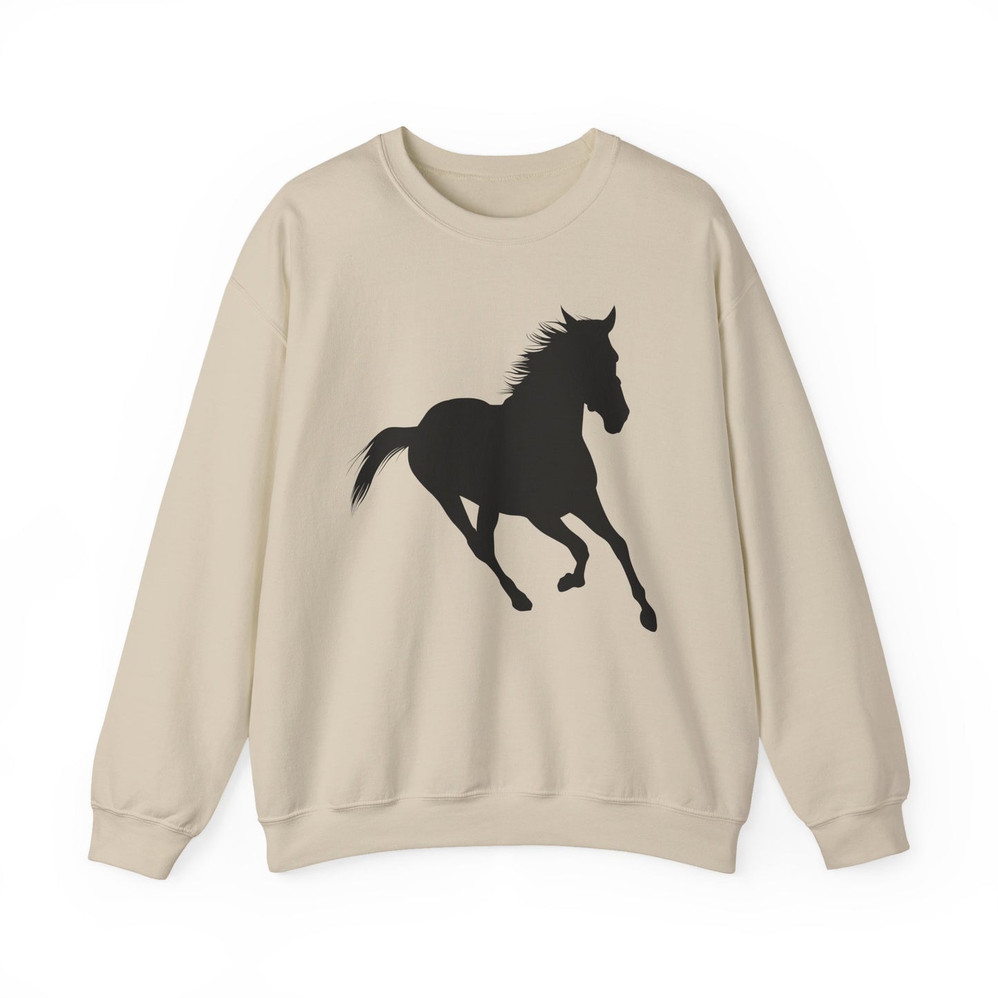 Crewneck Sweatshirt - Wild Horse - Running Leaning Left X 300