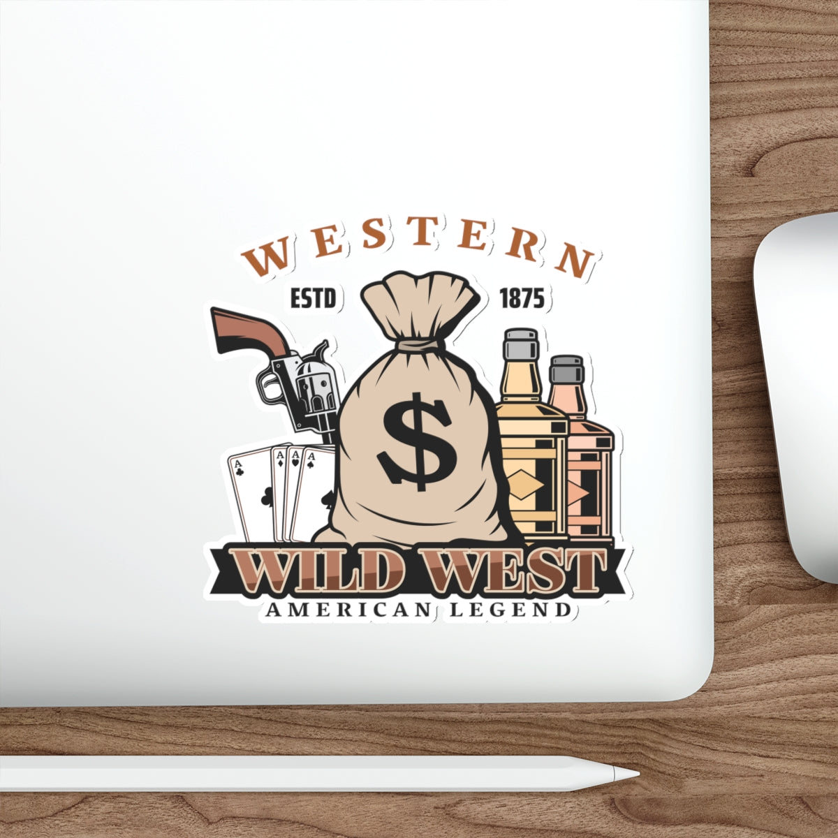 Die-cut stickers - Western - Wild West - American Legend