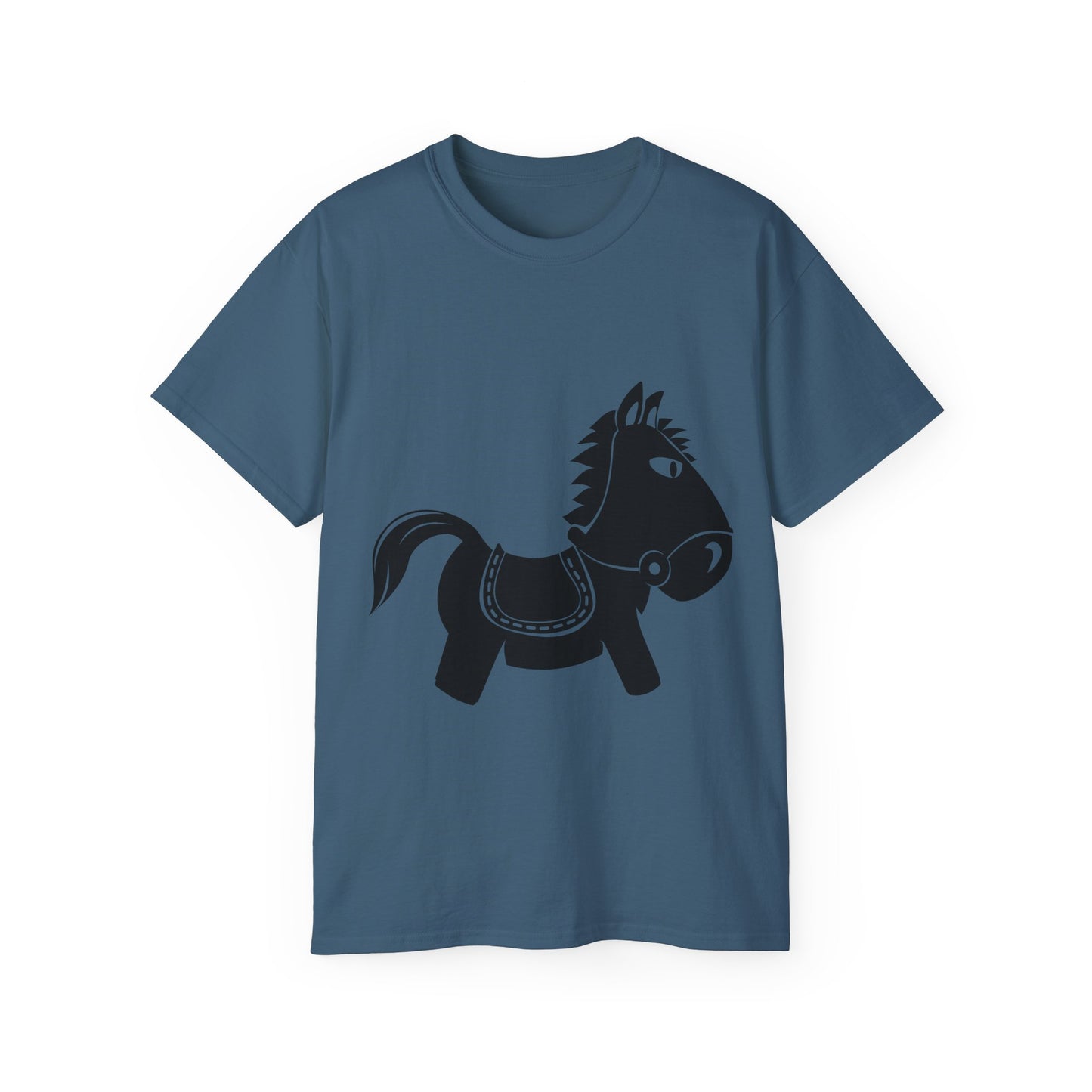 Unisex Ultra Cotton Tee - Kids Rocking Horse X 300