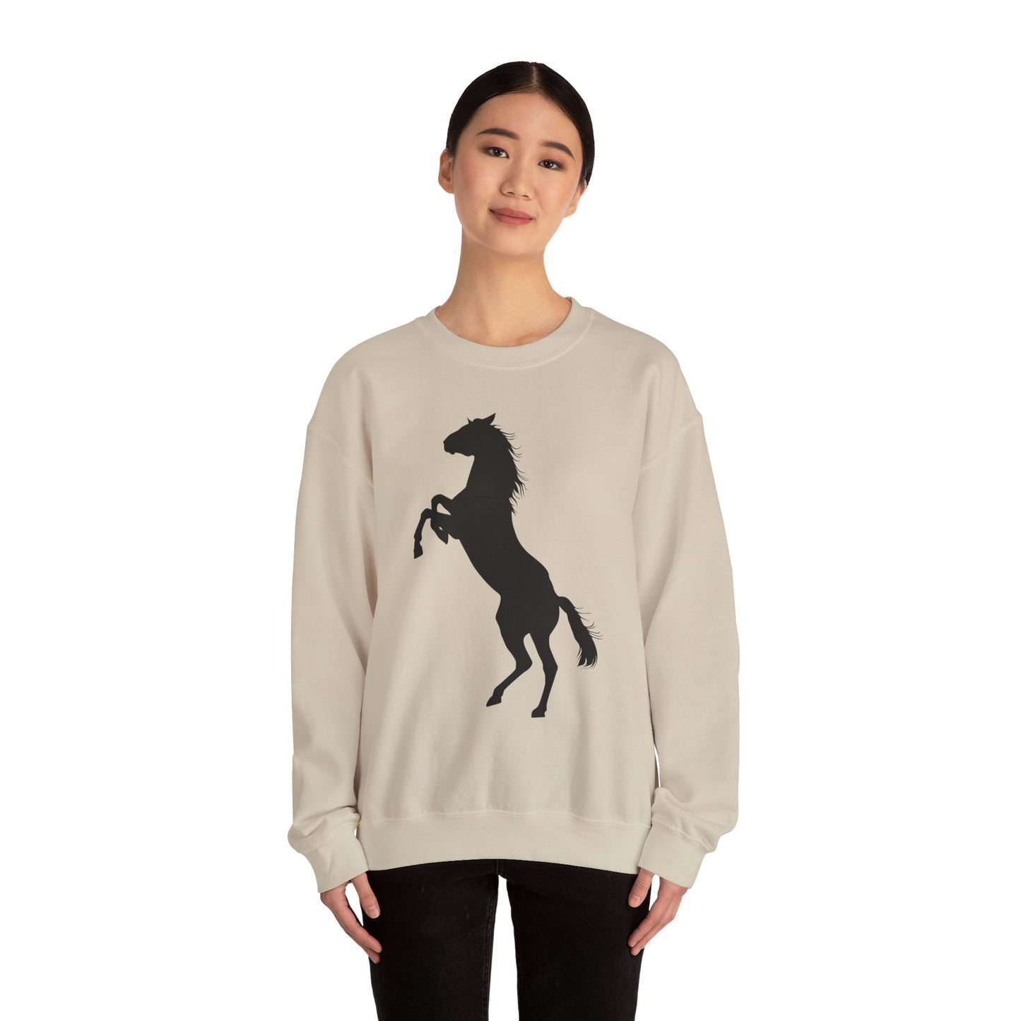 Crewneck Sweatshirt - Wild Horse - Standing 2 Feet X 300