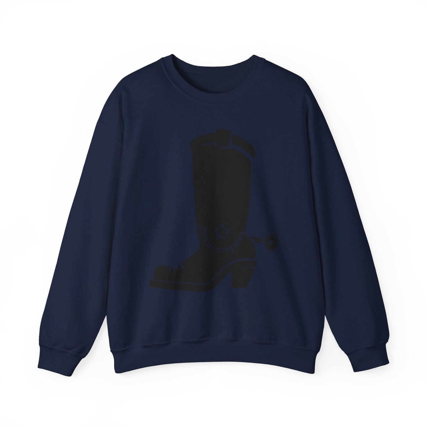 Crewneck Sweatshirt - Western Boot with Spur X 300