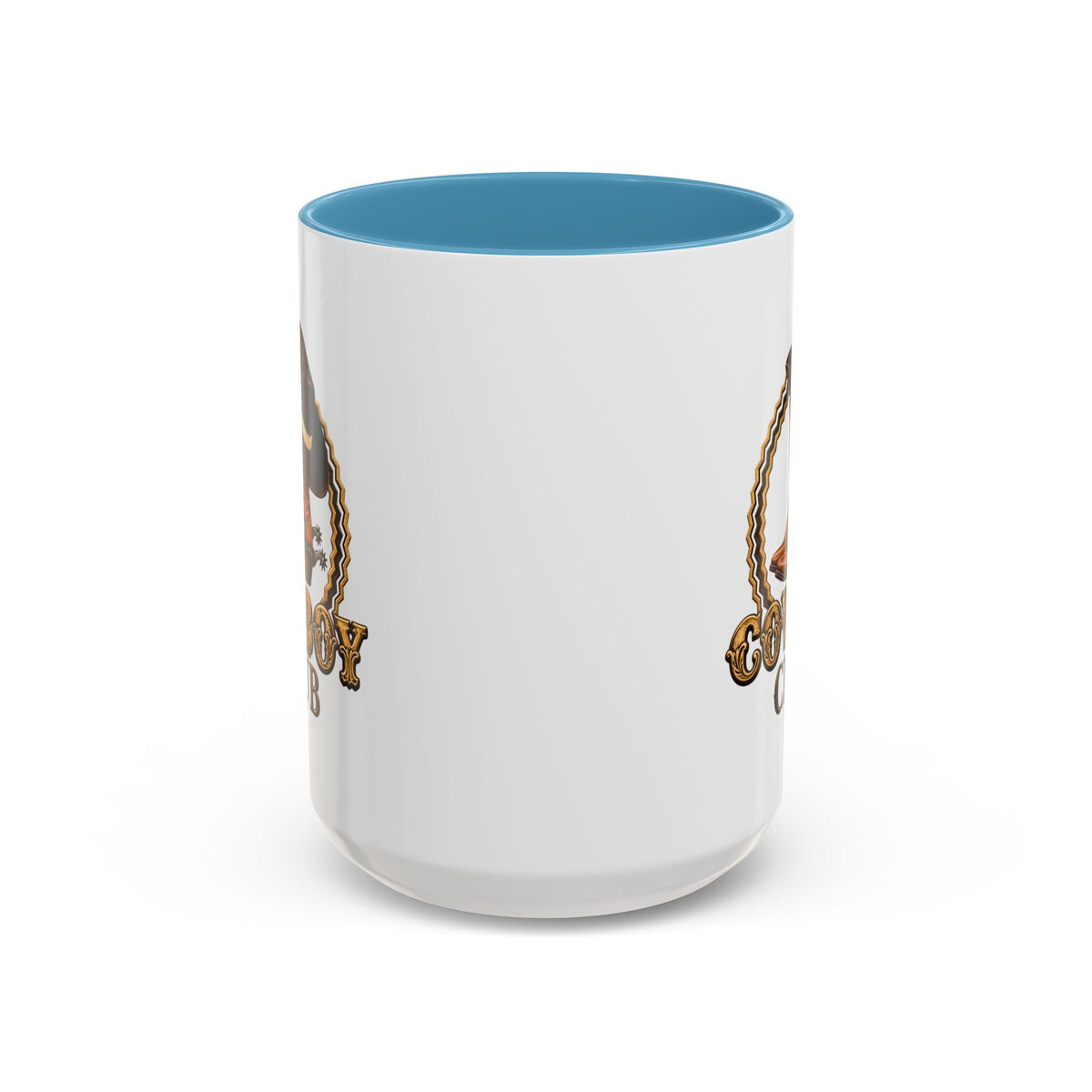 Accent Coffee Mug (11, 15oz) - Cowboys - Cowboy Club - Color - 3D Transparent