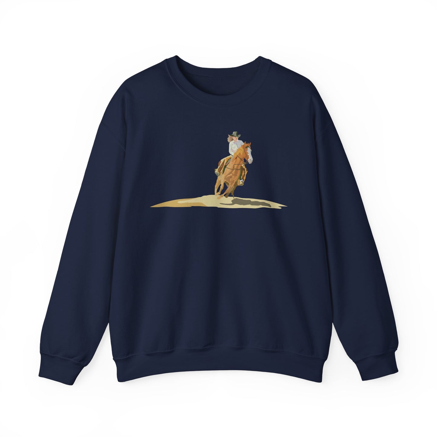 Crewneck Sweatshirt - Rodeo - Cow Girl
