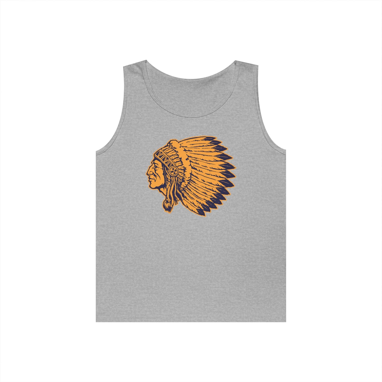 Unisex Heavy Cotton Tank Top - Indian Chief