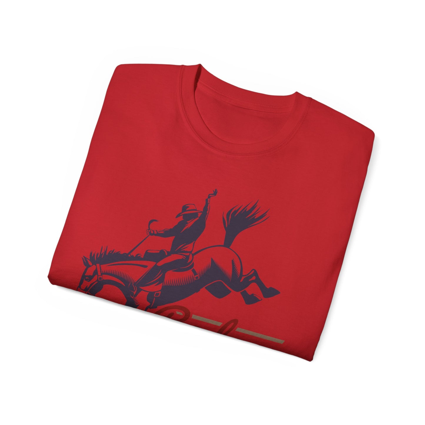 Unisex Ultra Cotton Tee - Western Cowboy - Rodeo Club