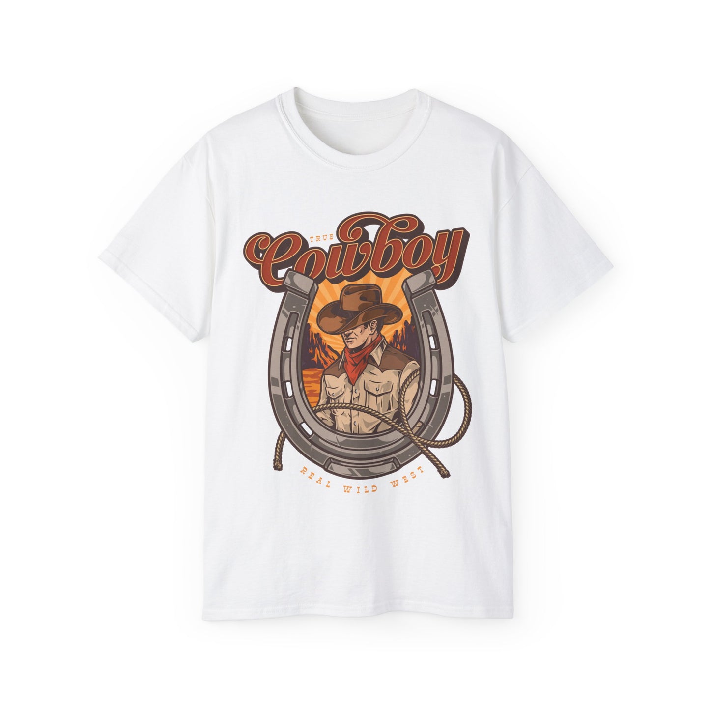 Unisex Ultra Cotton Tee - True Cowboy - Real Wild West