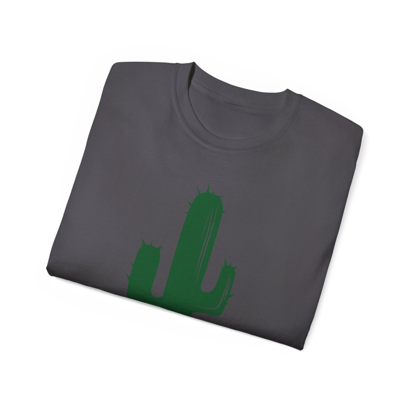 Unisex Ultra Cotton Tee - Green Western Cactus X 300